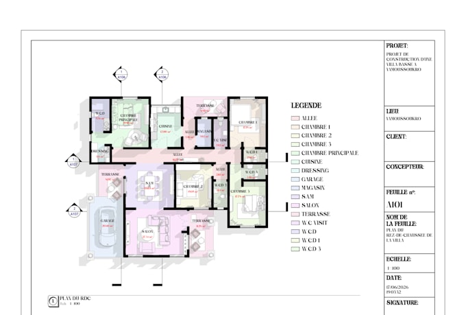 draw house plans, floor plans in autocad from PDF or sketch to dwg